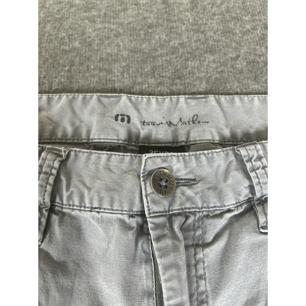Travis Mathew Pants Mens 35x34 Chino Pockets Gray Straight Fit Casual Golf - Picture 5 of 6